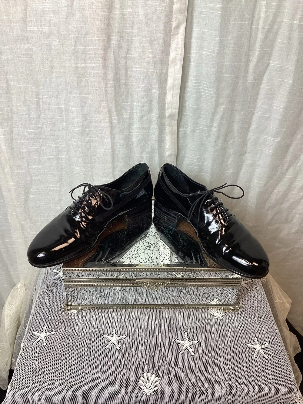 Peter Huber “Glance” Formal Oxfords; Size: 8W
